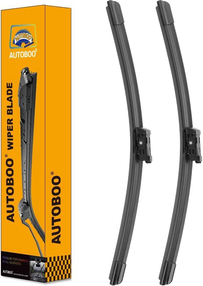 OEM Windshield Wiper Blade Replacement for Audi A7 2012-2019, 2013-2018 S6 S7, 2012-2018 A6, 2014-2019 RS7 Original Equipment All-Season Wiper Blade Set 26+21 (Set of 2)