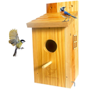 Large Bird House, Bird Houses for Outside Clearance, Cedar Birdhouses for Outdoors, Wood Birdhouse with Secure Latch, Bluebird Houses for Wren Swallow Finch Hummingbird