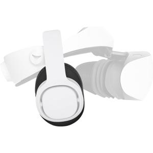 Globular Cluster PH2 Stereo VR Headphones for PS VR 2 - Clip On Design Easy to Install and Remove - Looks Tidy with Cable Router - More Comforable Than in-Ear Buds -75mm x 90mm Earmuffs White