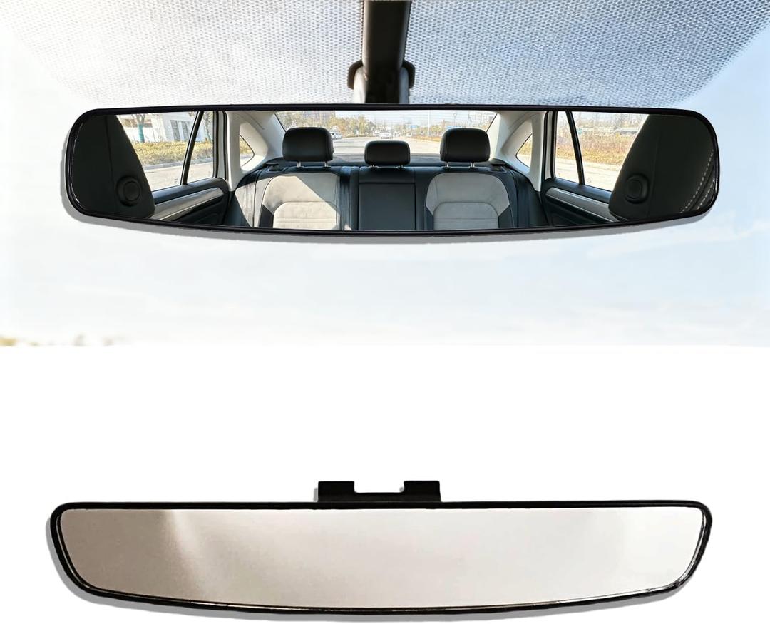 17" Vision Panoramic Rear View Mirror Day/Night Wide Angle Convex for Universal Car Truck SUV