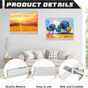 ReliThick 10 Pcs 48 Inch Poster Hanger Frame Hanging Rails for Posters Clips Signs Maps Picture Holder Plastic Tapestry Banner Art Wall Display(Clear)