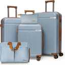 Cosbarn Luggage Sets 5Pcs Suitcases with Wheels,Large Suitcase,20"/24"/28", 18.7 x 11.4 x 29.1 inches