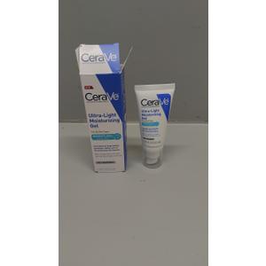 CeraVe Ultra-Light Moisturizing Gel, Hydrating Gel Face Moisturizer For Men & For Women with Ceramides, Niacinamide, Hyaluronic Acid, Fragrance Free, Oil-Free, Mattifying Moisturizer, 1.75 FL Oz