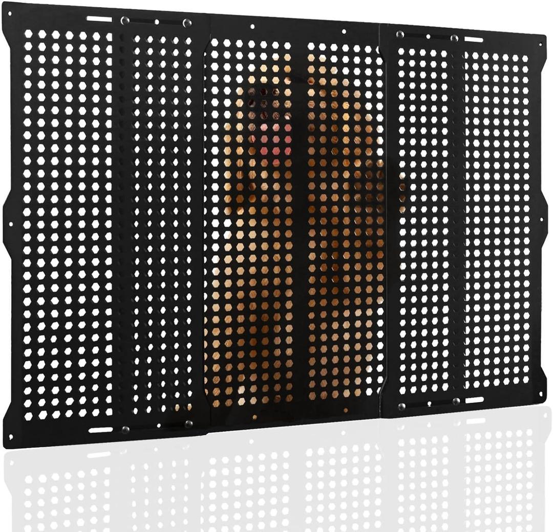 RV Screen Door Protector for Dogs, Adjustable Aluminum Alloy RV Entry Grille Protectors Pet Guard Defender Accessories for Inside RV Camper Trailer Pets Kids Protection(22 to 31.5 Inches, Large)