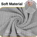 Asnomy Couch Covers for 3 Cushion Couch Stretch Sofa Covers Slipcovers, Pet Protector Furniture Covers for Dogs Cats Spandex Jacquard Fabric Small Checks LargeSilver