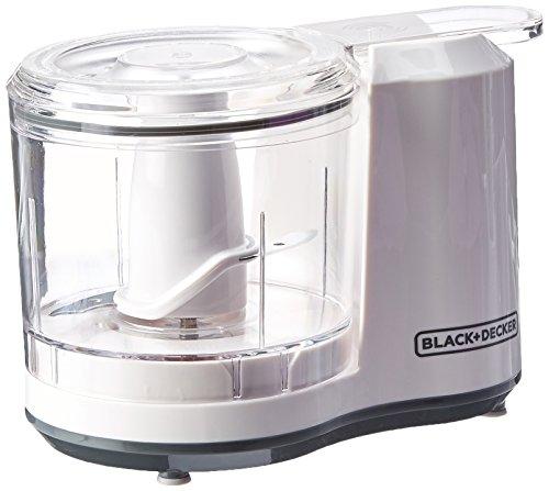 BLACK+DECKER HC150W 1.5-Cup Electric Food Chopper, White, 1.5_cup