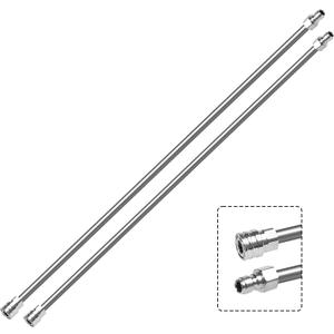 120 Inch(10ft) Pressure Washer Extension Wand, Stainless Steel Pressure Washer Wand Extender with 1/4" Ouick Connect Power Washer Lance, 2 Pack 60" Each Wand(4000 PSI)