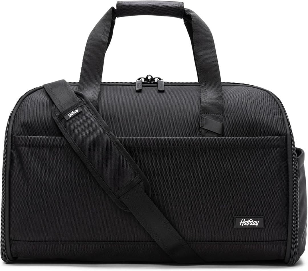 Halfday Convertible 2-in-1 Premium Garment Duffel 40L Weekender, Jet