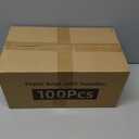 Amazingcraft Gift Bags 8x4.25x10.5 100Pcs Brown Paper Bags with Handles Bulk for Wedding, Party Favor, Grocery, Shopping, Retail, Merchandise Medium Kraft Paper Sacks