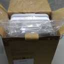 Delamu 2-Tier Multi-Purpose Bathroom Under Sink Organizers and Storage, Stackable Kitchen Pantry Organization, Pull Out Medicine Cabinet Organizer with Movable Dividers, White, 2 Pack