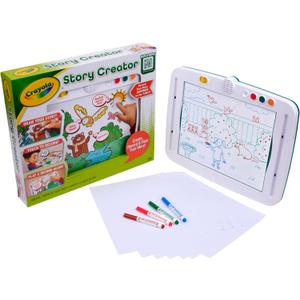 Crayola Story Creator, Draw, Color & Record Stories, Kids Tablet | Drawing & Coloring Activities, Screen Free Learning Toys for Kids, Holiday & Birthday Gift for Girls & Boys, Ages 5+