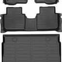 Auxko All Weather Floor Mats Upper Cargo Mat Fit for Honda CR-V 2023 2024 2025 2026(Include Hybrid) TPE Rubber Liners CRV Accessories Odorless Anti-Slip Floor Mats Cargo Mat for Upper Position