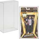 EVORETRO PET Display Case Protector for Mattel WWE Legends Series 22 Action Figure Box - 0.40mm Thick Plastic Cases, Clear Acid-Free Display Boxes for Collectible Storage, Dustproof (10 Pack)