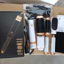 6 in ONE Hair Dryer Brush, Blow Dryer Curling Wand Hair Styling Tools Set, Ionic Hot Air Massage Oval Blowout Hair Dryer, Left & Right Hair Styler
