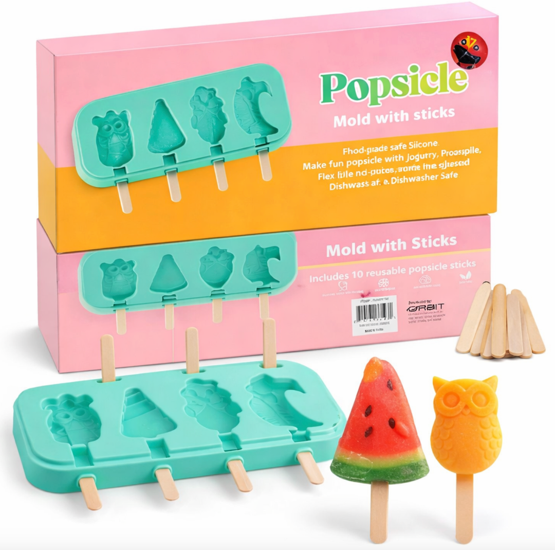 Silicone Fruit Pop Mold 3 Pack