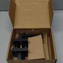 Estmoon Door Lock Matte Black Door Knob with Lock, Heavy Duty Keyed Front Door Handle Exterior Lockset, Entrance Exterior Door Knob for Bedroom, Bathroom, Front Door, Office, 1 Pack