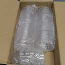 ANVAVO 25 Pieces 3.9 inch Christmas Clear Plastic Fillable Ball Ornaments DIY Craft Transparent Baubles Shatterproof Christmas Tree Hanging Ornaments for Xmas New Years Birthday Wedding Home Decor