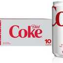 Diet Coke Fridge Pack Diet Soda, 7.5 fl oz Cans, 10 Pack - Mini Soda Soft Drinks