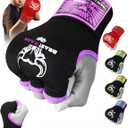 BEAST RAGE Inner Gloves with Hand Wraps Quick Wrap Long 36" Wrist Support MMA Muay Thai Bandages Punching Martial Arts Training Men Women Kickboxing Bandages Under Bag Gloves