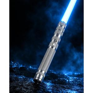 Lightsabers for Adult, White Metal Hilt 16 RGB Colors Toy, Medium to Large
