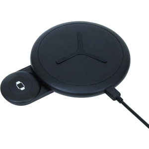 Helix 2 in 1 Wireless Charger, 10 Watt Fast Wireless Charger + Apple Watch Charger, iPhone Charger, Qi Certified, Compatible with iPhone 11, 11 Pro, 11 Pro Max, XS, XS Max, XR, X, 8, 8 Plus, AirPods 2