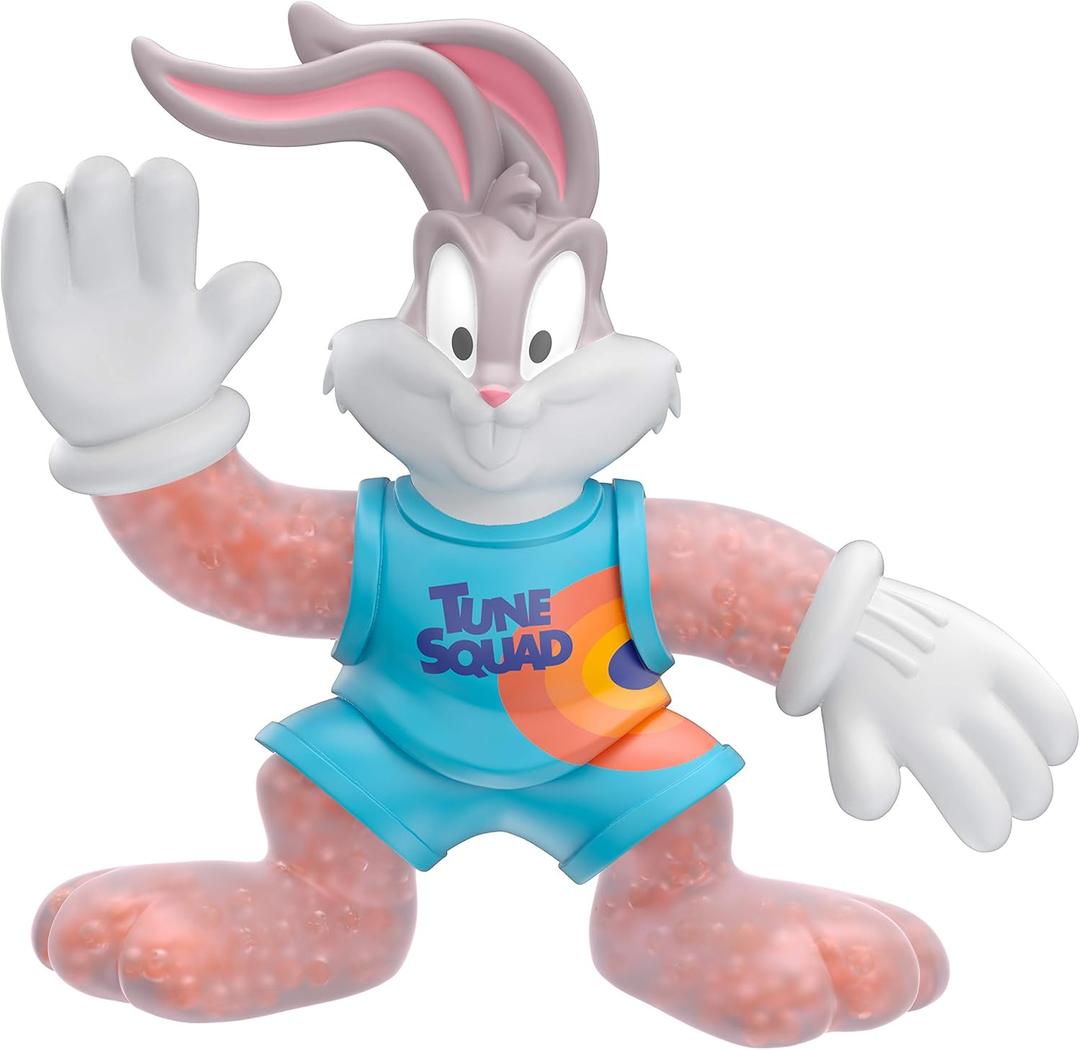 Heroes of Goo JIT Zu  Space Jam: A New Legacy - 5" Stretchy Goo Filled Action Figure - Bugs Bunny, Multicolor