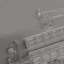 17.5 inch Mahjong Racks with Pushers and Bag,4 Pack Acrylic Tile Racks