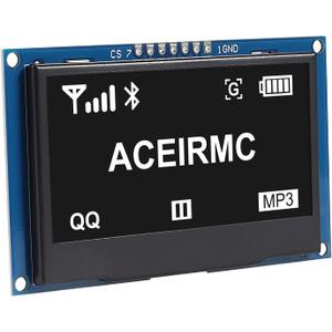 2.42 inch 128x64 OLED LCD Display Module SSD1309 7 Pin SPI/IIC I2C Serial Interface for Arduino UNO R3 (White) 2.42 inch 128x64 OLED LCD Display Module SSD1309 7 Pin SPI/IIC I2C Serial Interface for Arduino UNO R3 (White)