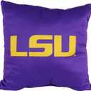 College Covers Everything Comfy LSU Tigers 16" Decorative Pillow Reversible 2 Unique Sides