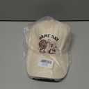 Mom Hat, Suitable for Mom to Wear on Parent-Child Activities, Embroidered Adjustable Cotton Baseball Cap Beige, Adjustable Size: 22-24 inches in circumference, 4.72 inches in height, and 2.75 inches in brim.