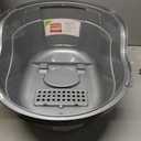 Natures Miracle Hooded Flip Top Litter Box for Cats, With Built-In Odor Control Charcoal Filter (Silver/Grey)