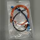 COOLSELL Short USB C to C Cable Right Angle 6inch, 1ft, 1.6ft, Silicone 60W Fast Charging Cord Type-C Compatible with iPhone 16/15 Samsung Galaxy S23 S22 Google Pixel, iPad for Power Bank/Car/Travel