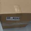 12 Inch Tall Black Ceramic Vase, with 5 Branches of 25 Inch Faux Artificial Vibrant Greenery Stems Set, Textured Minimalist Jug, Fake Stem Plants, Decorative Farmhouse, Console Table Centerpiece Decor