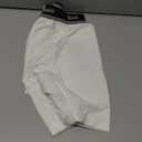 Franklin Sports Youth Compression Sliding Shorts - Kids Compression Underwear with Cup Pocket - Padded Baseball Sliding Short (Large, White/Black)