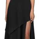 MUSHARE Women's Halter Neck Formal Dress Sexy Split Party Long Cocktail Dresses, Large 