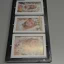 ZEEYUAN 4x6 Desk Picture Frame Rotating Double-Sided Picture Frame, 4x6 Tabletop Wooden Collage Family Pictures Frame for Office Desktop Home Decor, Holds 6 Photos, Black