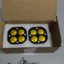 Led Pod Lights 4x4 Offroad Driving Flood Light 3 Inch 40W Super Bright Waterproof Bumper Work Auxiliary Lights for Car Truck ATV SUV Boat Motorcycle Fog Lamp (Pack of 2)