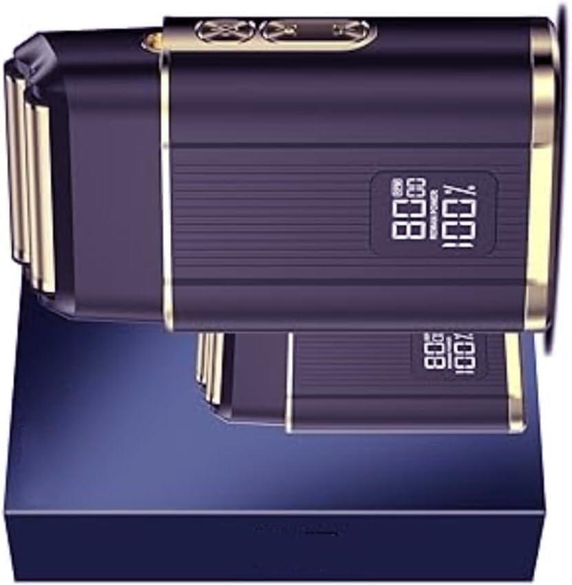 Professional Foil Shaver for Men: Cordless Electric Razor with High-Speed Dual Blades, Rechargeable USB-C, IPX6 Waterproof & Travel-Friendly/Home Use
