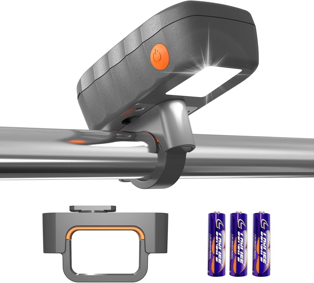 Grill Light Designed for Blackstone Griddle & Weber Grill, Automatic On/Off BBQ Light, Blackstone Griddle Accessories, LED Grill Lights for Outdoor Grill, Gray, Gifts for Men Dad Husband (1Pack)