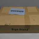 6Pack Sign Stand for Display 8.5 x 11, Adjustable Poster Stand for Table Top & Floor, Floor Standing Sign Holder, Metal Signage Stands for Business, Tradeshow, Store, Farm Display Stands (Black)