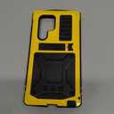 LOVE MEI for Samsung Galaxy S24 Ultra Metal Case,Outdoor Heavy Duty Rugged Aluminum Metal Military Bumper Shockproof Protection Case Cove Without Tempered Glass for Samsung Galaxy S24 Ultra (Yellow)