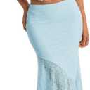 Women's 2 Piece Outfits Ruffled Cami Crop Top & Flowy Maxi Skirt Boho Chic Sets, XS