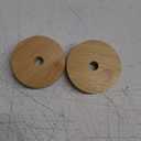1 Set 2pcs Jar Wooden Lid Bottle Cover Bamboo Bottle Cover Lids for Jar s (Khaki)