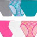 Fruit of the Loom Girls Seamless Underwear Multipack (6-8, Hipster - 6 Pack - Assorted)