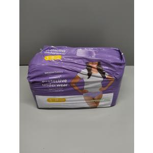 Amazon Basics Incontinence Underwear for Women, Protective, Disposable, Postpartum, Maximum Absorbency, Small, Lavender, 24 Count