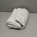 Lightnpro White Cotton Curtains 84 Inch Length - 50x84 Tab Top Farmhouse Drapes for Living Room, Bedroom or Dining, Light Filtering Long Window Curtains Panels 