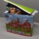 15-Piece Upgraded Farm Animal Big Barn Playset Gifts for Toddlers Christmas|Montessori Learning Toys for 18 Months Olds Girls Boys|Pretend Animal with Tractor Birthday Easter Gifts for 2 Years