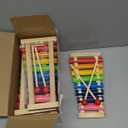 Melissa & Doug Caterpillar Xylophone Musical Toy with Wooden Mallets 15.25" x 6.5" x 1.5", Blue