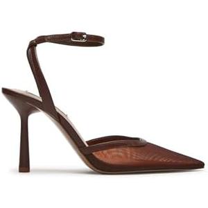 SYHXYHEG Mesh Closed Pointed Toe High Heels for Women 7