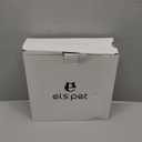 ELS PET Travel Bowl, No Spill, No Drip Slow Water Feeder/Dispenser for Dogs, Cats, 35oz/1L (Grey)